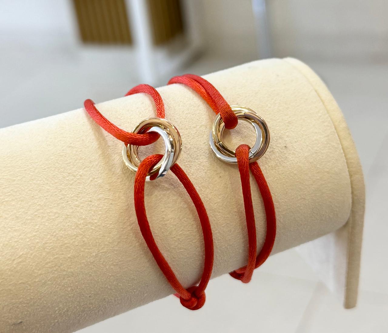 PULSERA HILO ROJO NUDO 18K 1.6(ORO)
